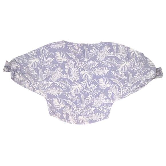 Vine & Love Tapered Smocked Cuff Round Neck Top Women's Medium - Picture 4 of 8